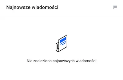 Sekcja aktualności i wiadomości